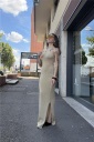 abito in lurex doré